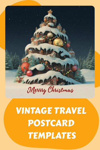 Vintage Travel Postcard Templates 5251224