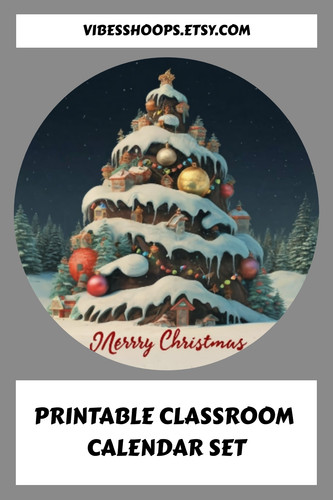Printable Classroom Calendar Set 7778104