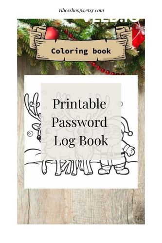 Printable Password Log Book 2204823