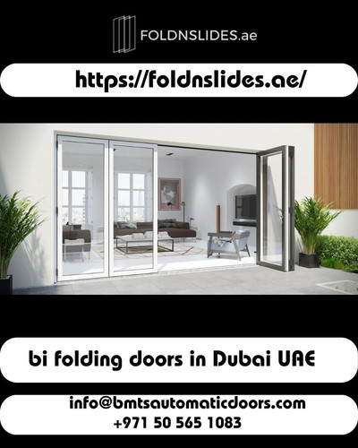 bi folding doors in Dubai UAE