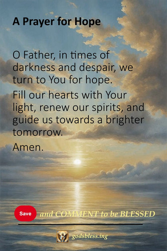 A Prayer for Hope