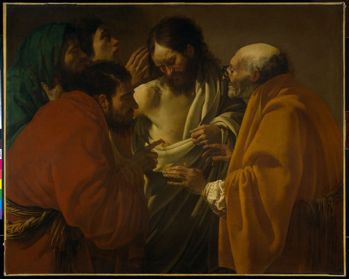 Brugghen, Hendrick ter Фома неверующий, 1622, 108,8 cm х 136,5 cm, Холст, масло