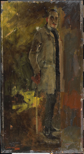 Breitner, George Hendrik Портрет Floris Verster, 1923, 45 cm x 24,5 cm, Дерево, масло