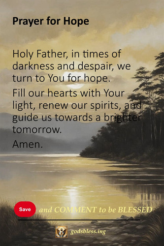 Prayer for Hope