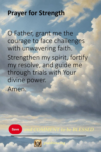 Prayer for Strength