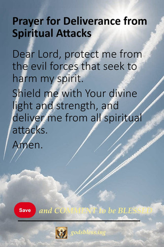 Prayer for Deliverance from Spiritual Attacks