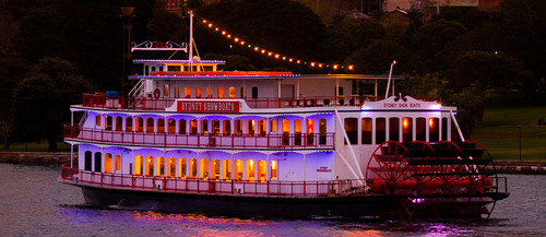 Longest running cabaret dinner cruise in Sydney with a 3-course menu, 'Voyage of love' cabaret show and spectacular harbour views. https://www.sydneyshowboats.com.au/