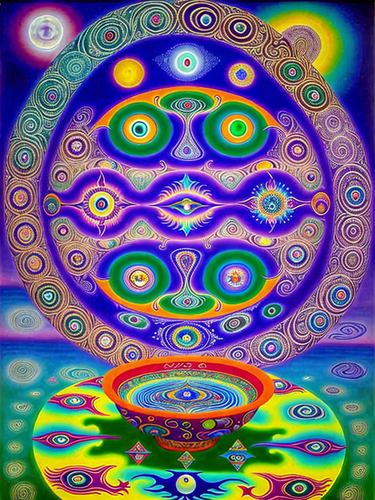 ayahuasca seashore psychic spirit people drinking from bowls marian fifth dimension haloes astral go.png