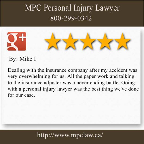 MPC Personal Injury Lawyer
8-2465 Walkers Line
Burlington, ON L7M 4K4 
(800) 299-0342

https://mpclaw.ca/Burlington.html
