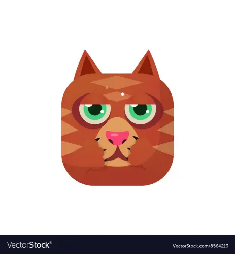 cat square icon vector 8564213