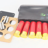 Hunting Gift 12 Gauge Shotgun Shell Shot Glasses Set with Acrylic Cup Holder Tray for Barware6