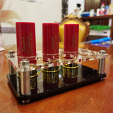 Hunting Gift 12 Gauge Shotgun Shell Shot Glasses Set with Acrylic Cup Holder Tray for Barware20