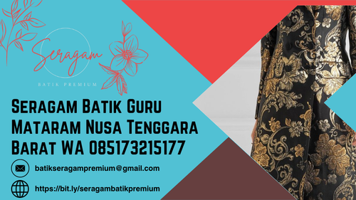 Seragam Batik Guru Mataram Nusa Tenggara Barat WA 085173215177.png