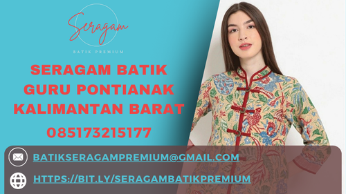 Seragam Batik Guru Pontianak Kalimantan Barat WA 085173215177.png
