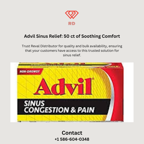 Advil Sinus Relief 50 ct of Soothing Comfort.png