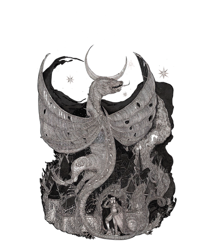 Vintage Gojira Dragon Metal Music.png