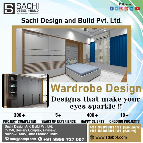 Wardrobe Design in Noida SDABPL