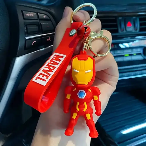 Breloc de calitate pentru penar, chei si fermoar rucsac cu personaj figurina marvel iron man