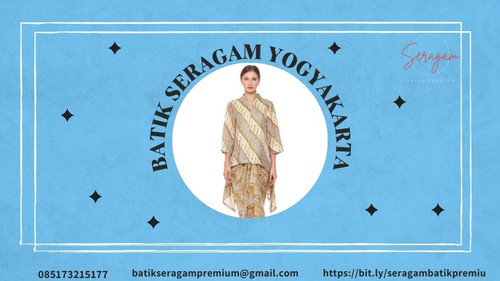 Selamat datang di dunia keindahan dan kebanggaan dalam Batik Seragam Yogyakarta! ?

Kami dengan bangga mempersembahkan koleksi seragam batik yang menggabungkan keindahan tradisi dengan nuansa kreatif modern. Setiap potongan seragam kami adalah sebuah karya seni yang memancarkan keanggunan dan kemewahan, sesuai dengan keunikan budaya Daerah Istimewa Yogyakarta (DIY).

Mengapa Pilih Seragam Batik Kami?

? Kualitas Terbaik: Dibuat dengan teliti dari bahan berkualitas tinggi, seragam kami menawarkan kenyamanan tak tertandingi dan tampilan yang memesona.

? Desain Eksklusif: Setiap seragam adalah produk dari desain eksklusif yang memadukan keindahan tradisional dengan elemen modern.

? Pelayanan Terbaik: Tim kami siap membantu Anda dalam memilih seragam yang sesuai dengan kebutuhan Anda.

Segera Konsultasikan Kebutuhan Seragam Anda melalui WhatsApp: ? 085173215177

Apakah Anda memiliki pertanyaan atau memerlukan informasi lebih lanjut? Jangan ragu untuk menghubungi kami melalui WhatsApp, email, atau kunjungi website kami:

? Email: batikseragampremium@gmail.com

? Website: https://bit.ly/seragambatikpremium

Seragam batik kami adalah pilihan yang sempurna untuk mengenakan keindahan dan kekayaan budaya Yogyakarta DIY. Jadilah bagian dari tradisi yang megah ini, dan tunjukkan kebanggaan Anda dalam gaya yang tak tertandingi.