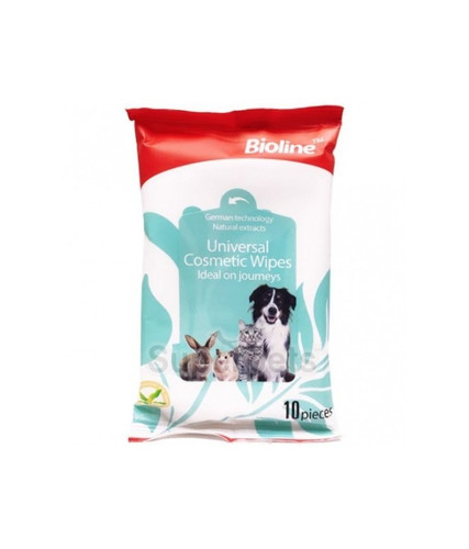Bioline Universal Cosmetic Wipes 10Pcs