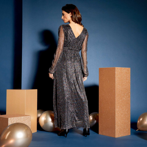 maxi robe a col v en fibres metallisees gris aus21 1 zc4.jpg