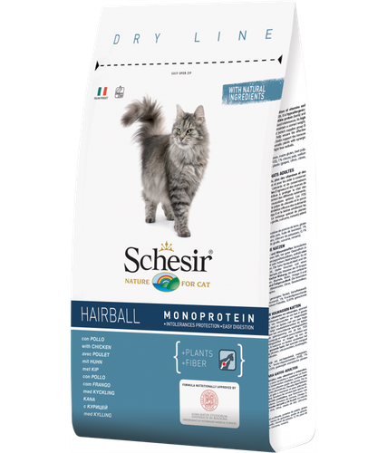 Schesir Cat Dry Food Hairball With Chicken.png