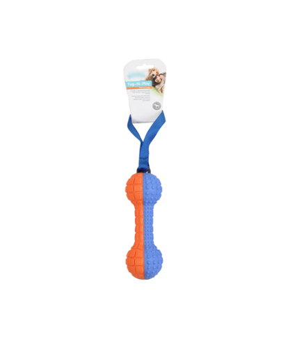 Paw Pals Squeaky Foam Dummbell With Handle.png