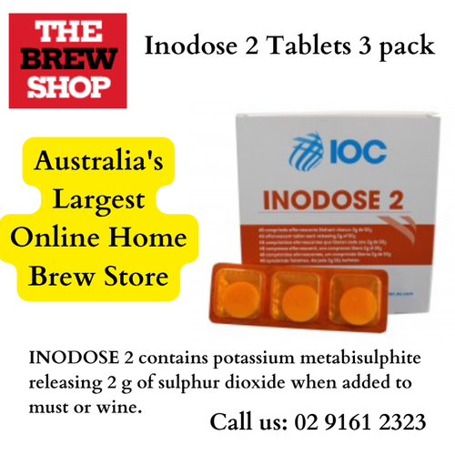 Inodose 2 Tablets 3 pack The Brew Shop