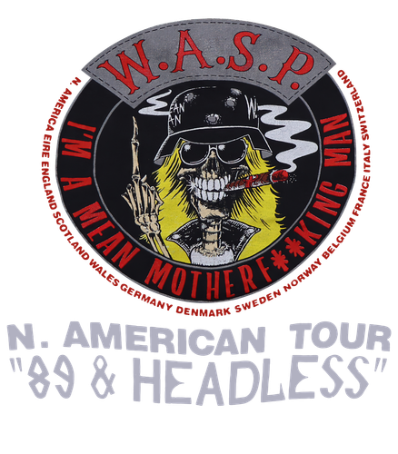 1989 W.A.S.P. North American Tour back 4200