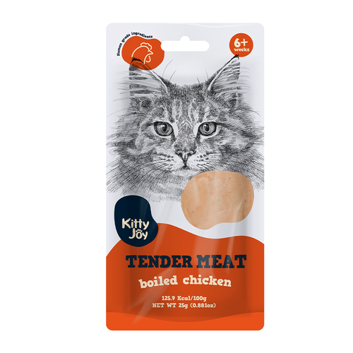 Kitty Joy Tender Meat Boiled Chicken Cat Treats 25g.png