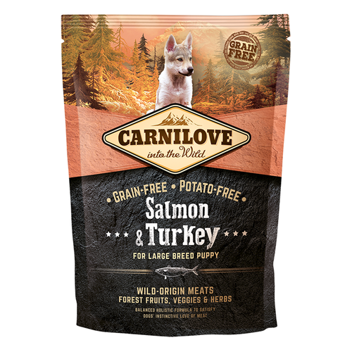 Carnilove Salmon & Turkey For Large Breed Puppies 1.5kg.png