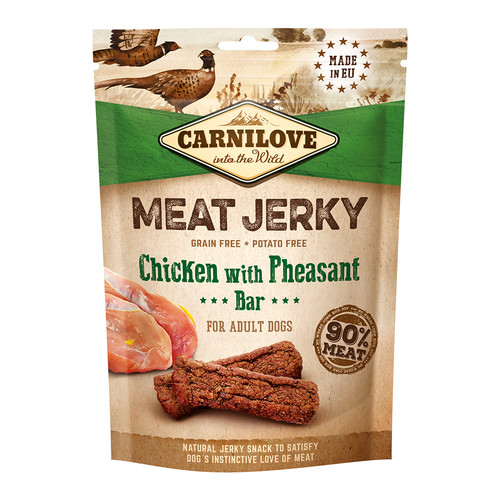 Carnilove Jerky Snack Chicken With Pheasant Bar 100g.jpg