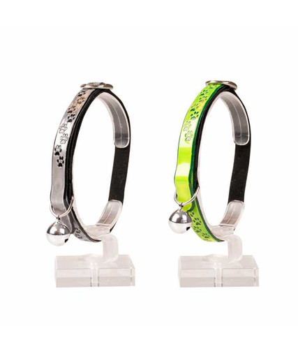 Duvo Cat Collar Reflective Paws Pvc 20 30cm 10mm