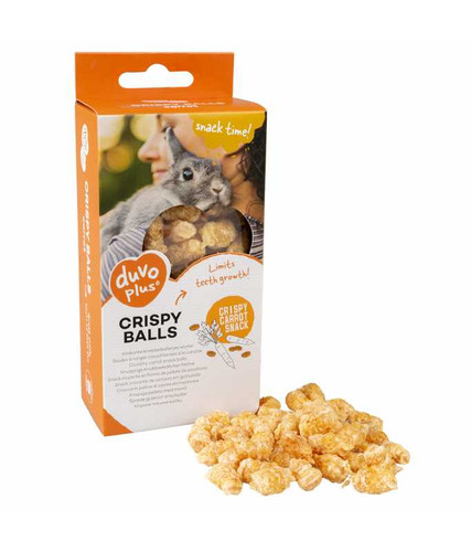 Duvo+ Crispy Chew Balls Carrot Orange 50g.jpg