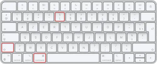 Touches Maj Commande 5 Mac ouvrir outil capture ecran.webp