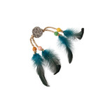 Eco Line Catch Scratch with Rattle Wood Feather Rattan