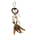 Lion Catch &amp; Scratch Eco line with Slivervine Leaves and Natural Feather