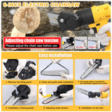 7in1 Multi function Rechargeable Li ion Electric Machine Set Electric Hammer Drill Chainsaw Conversi