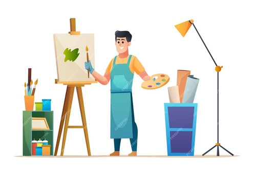 male artist painting canvas studio concept illustration 338371 115.jpg