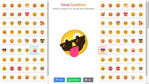 Combiner deux emojis sur Emoji Combiner.webp
