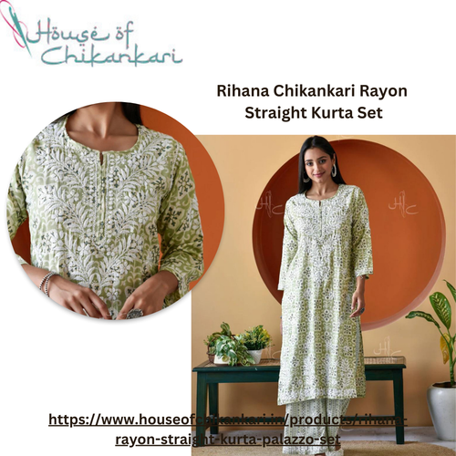 Rihana Chikankari Rayon Straight Kurta Set.png