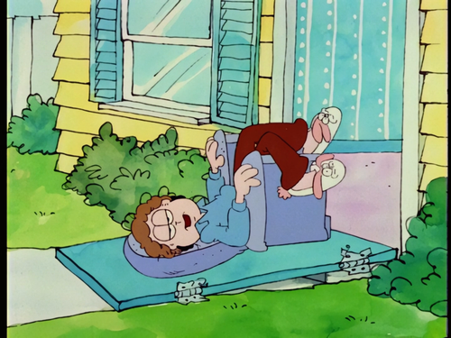 Garfield And Friends S01E03 Nighty Nightmare Banana Nose Ode to Odie [1080p Upscale DVDRip][SX] 001.png