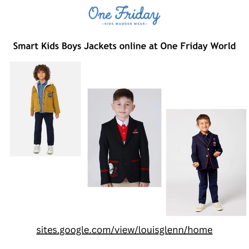 Smart Kids Boys Jackets Online At One Friday World.png