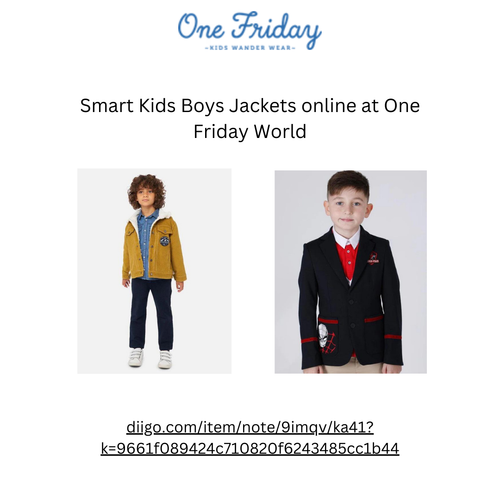 Smart Kids Boys Jackets online at One Friday World.png