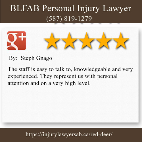 BLFAB Personal Injury Lawyer
3-4915 54 St
Red Deer, AB T4N 2G7
(587) 819-1279

https://injurylawyersab.ca/red-deer/