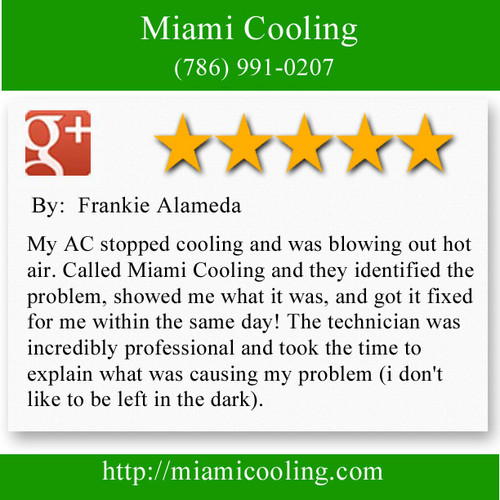 Miami Cooling
893 NE 81st St #8
Miami, FL 33138
(786) 991-0207

http://miamicooling.com/