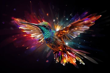 Pulsing prismatic hummingbird symbolizing excited energy state transitions ar 3 2 style raw s 100.webp