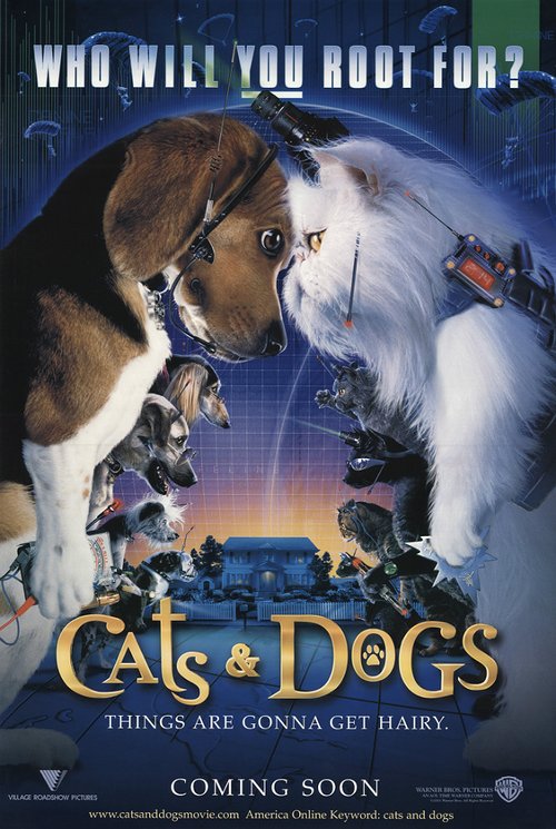 Psy i koty / Cats & Dogs (2001) PL.1080p.BDRip.H264-wasik / Dubbing PL