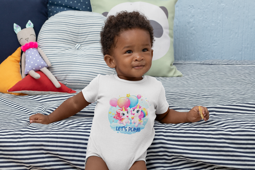mockup of a baby wearing a sublimated onesie 30023.png