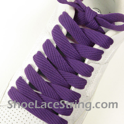 purple wide shoe lace purple wide shoe string 84594.jpg